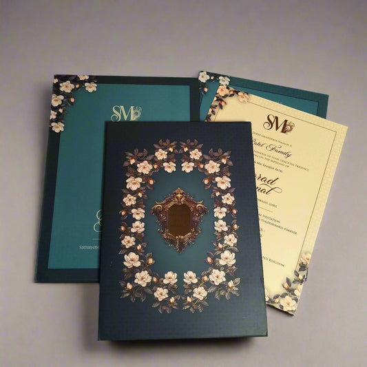 Floral Wedding Card | SS - 536