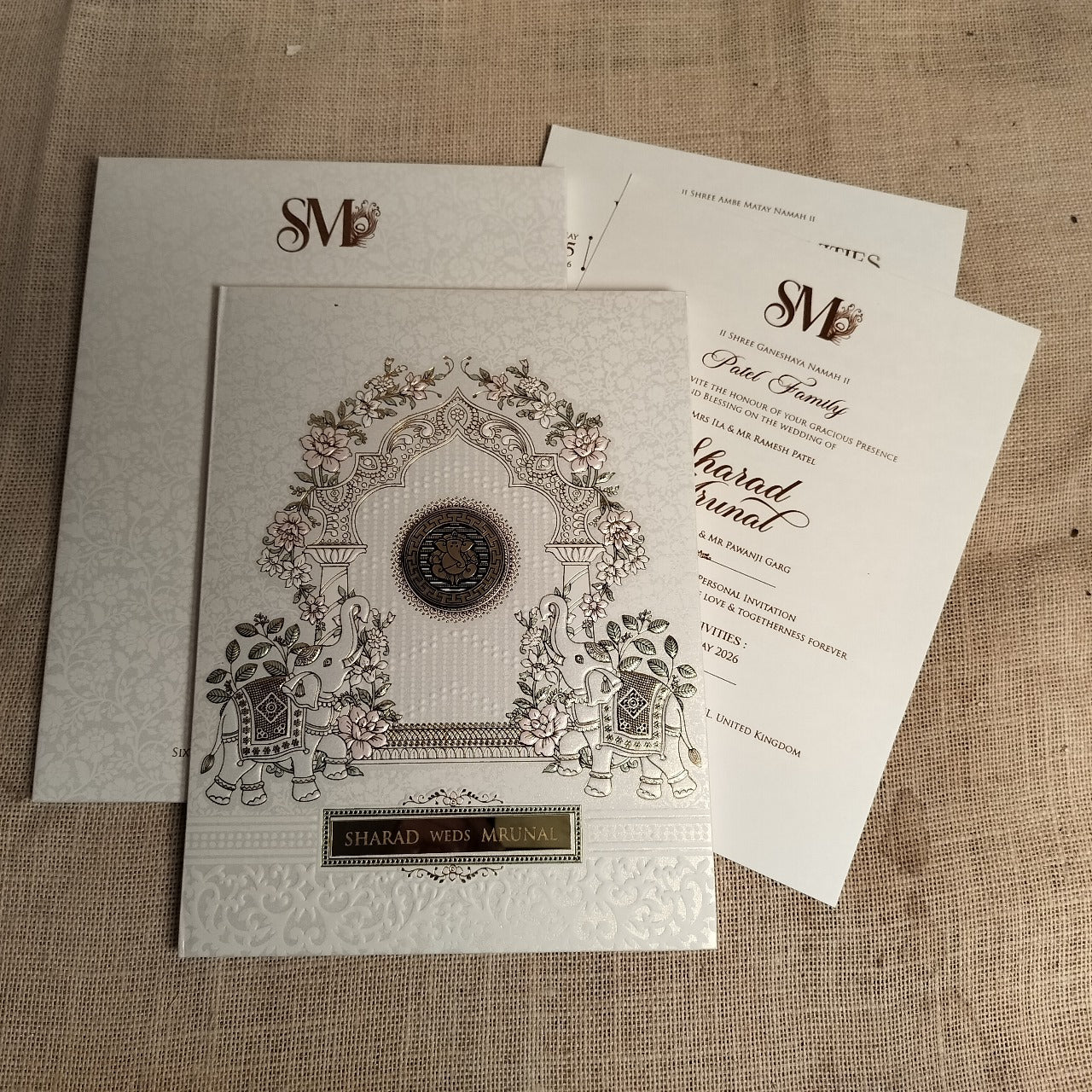 Traditional Wedding Card | SS - 537