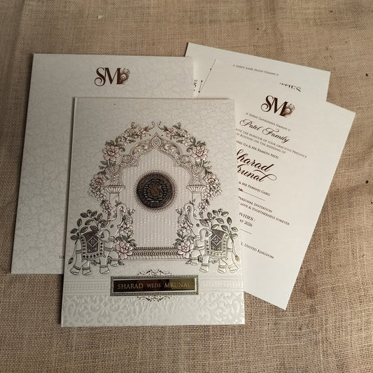 Traditional Wedding Card | SS - 537