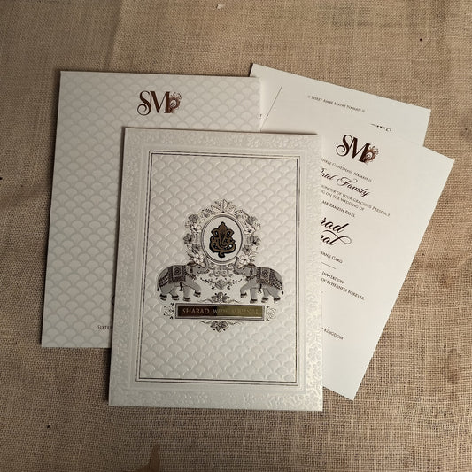 Traditional Wedding Card | SS - 538