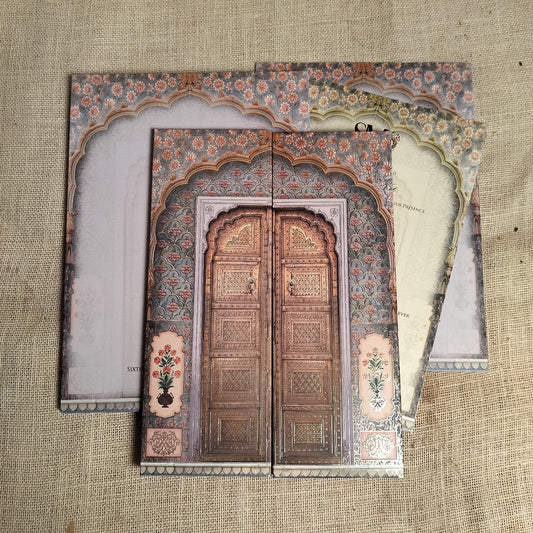 Door Theme Wedding Card | SS - 533