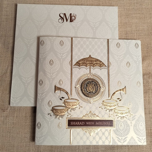 Traditional Wedding Card | SS - 514