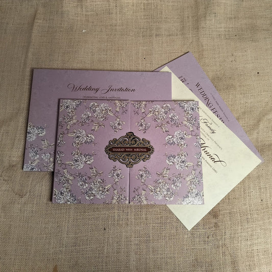 Floral Wedding Card | SS - 502