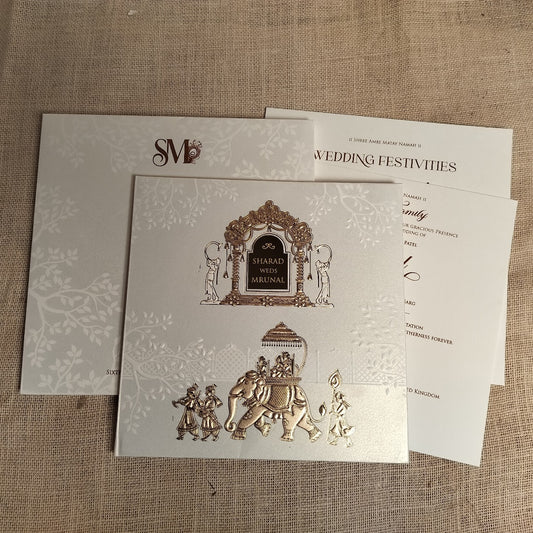 Traditional Wedding Card | SS - 509