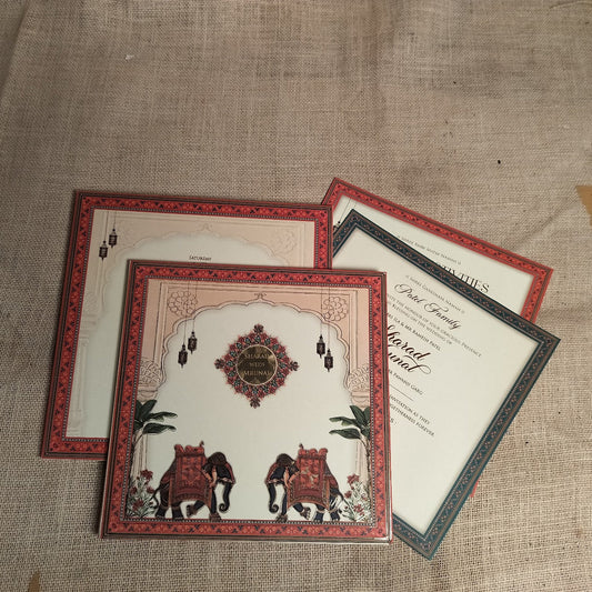 Traditional Wedding Card | SS - 515