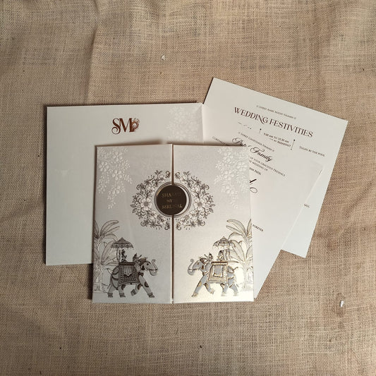 Lasercut Wedding Card | SS - 526 (Copy)