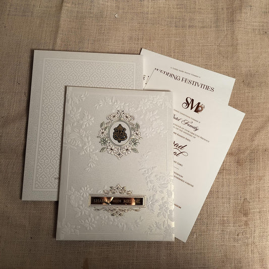 Classy Wedding Card | SS - 546