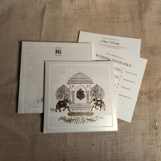 Traditional Wedding Card | SS - 525
