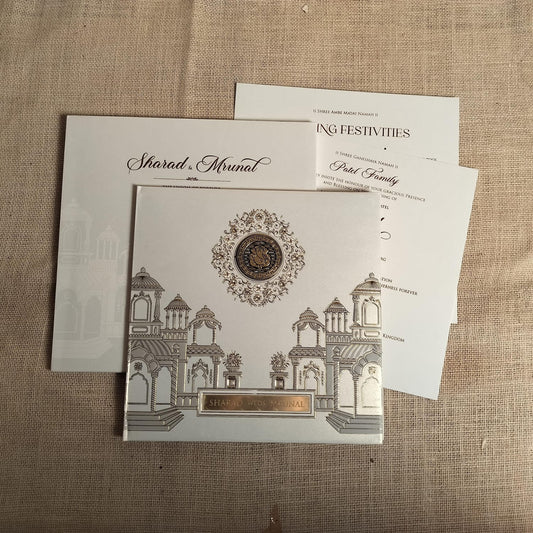Traditional Wedding Card | SS - 528