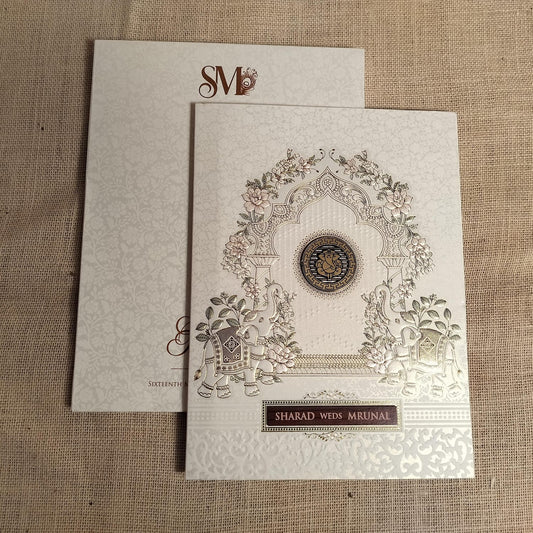Classy Wedding Card | SS - 548