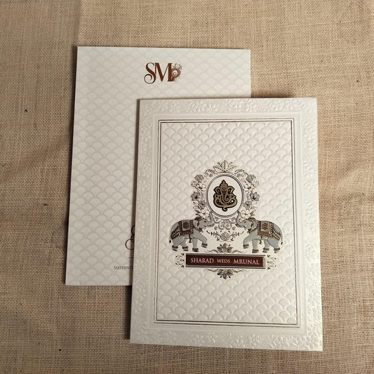 Classy Wedding Card | SS - 542