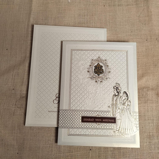 Traditional Wedding Card | SS - 543