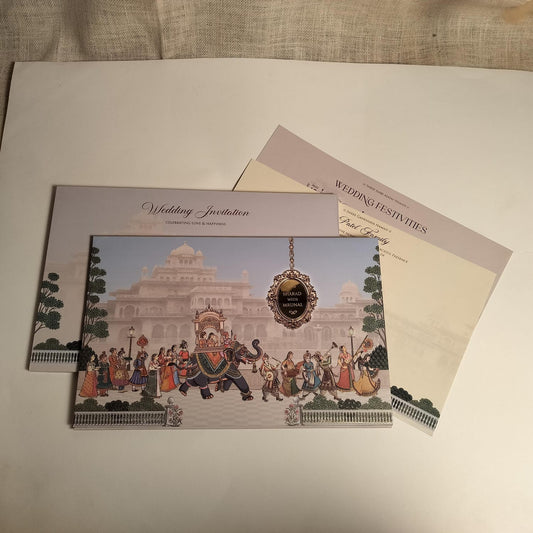 Traditional Wedding Card | SS - 556