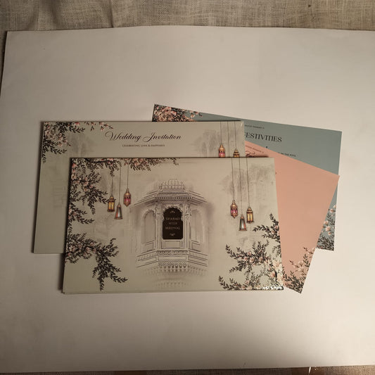 Designer Wedding Card | SS - 555