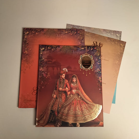 Traditional Wedding Card | SS - 549
