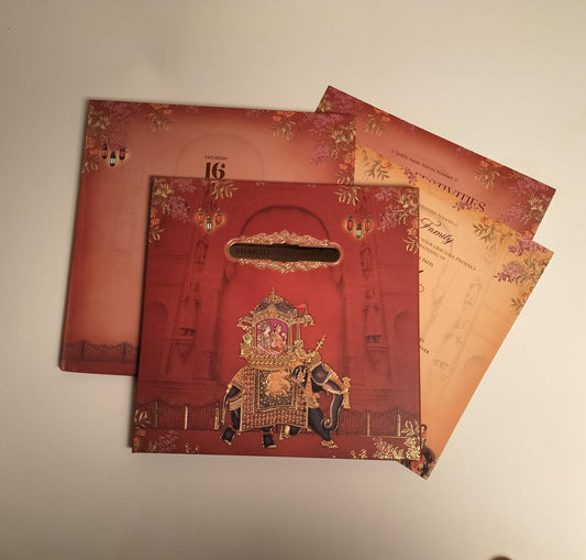 Traditional Wedding Card | SS - 524