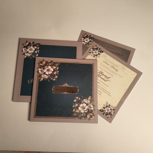 Floral Wedding Card | SS - 522