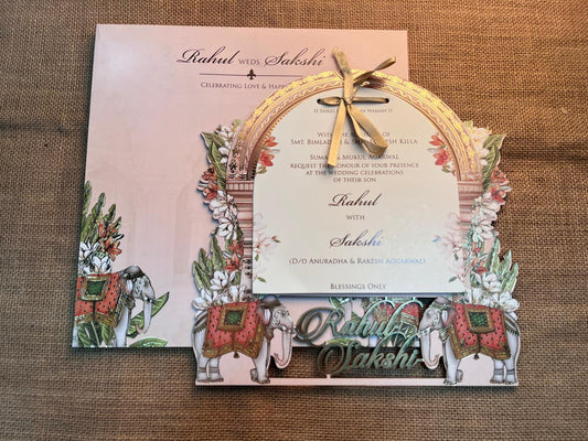 Lasercut Wedding Card | SS - 565