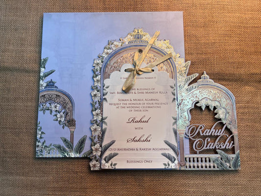 Lasercut Wedding Card | SS - 566