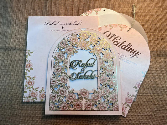 Lasercut Wedding Card | SS - 583