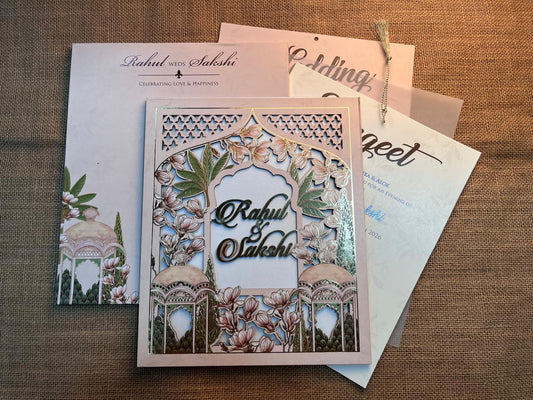 Lasercut Wedding Card | SS - 581