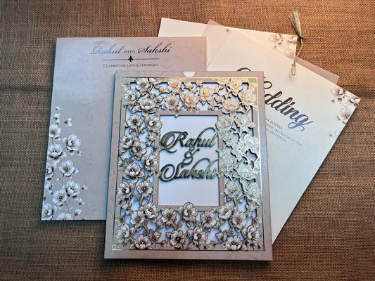 Lasercut Wedding Card | SS - 580