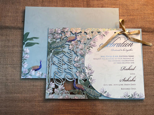 Lasercut Wedding Card | SS - 561