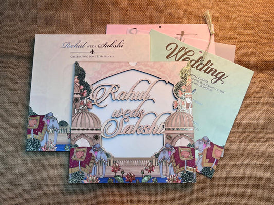 Lasercut Wedding Card | SS - 560