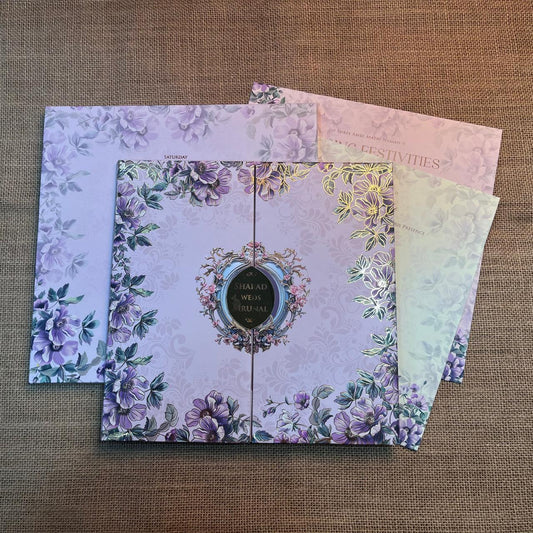 Floral Wedding Card | SS - 516