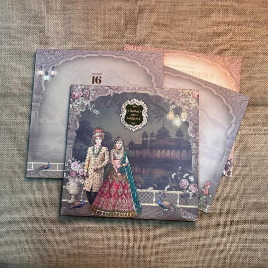Traditional Wedding Card | SS - 512