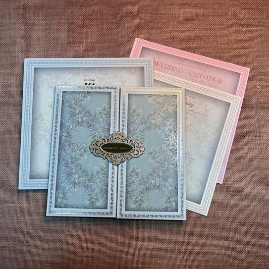 Door Theme Wedding Card | SS - 523