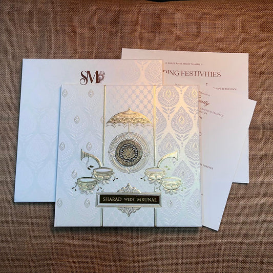 Traditional Wedding Card | SS - 514