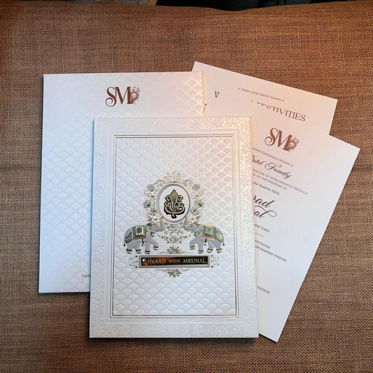 Classy Wedding Card | SS - 542