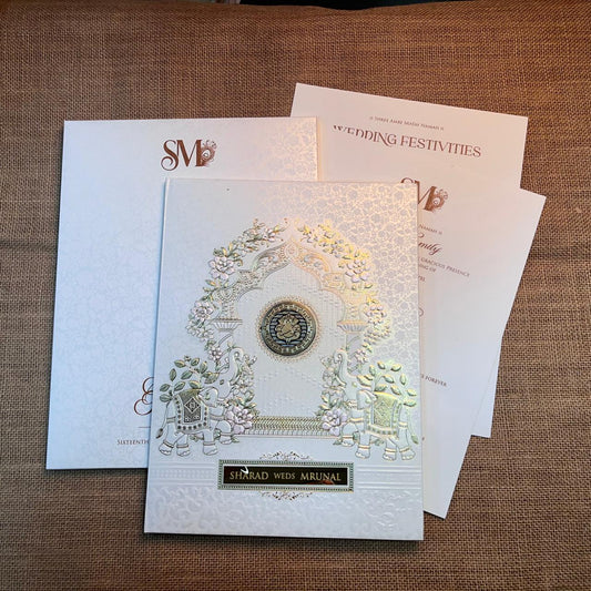 Traditional Wedding Card | SS - 537