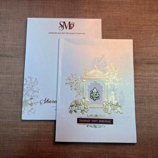 Traditional Wedding Card | SS - 532
