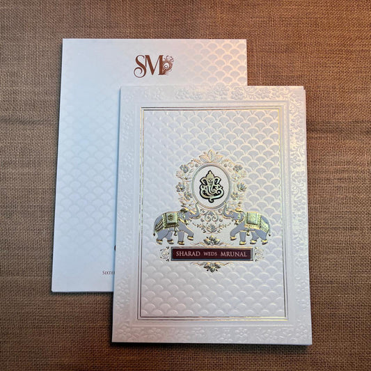 Traditional Wedding Card | SS - 538