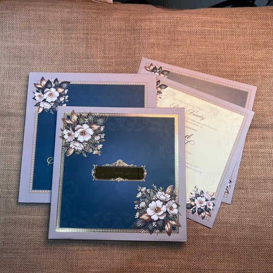 Floral Wedding Card | SS - 522