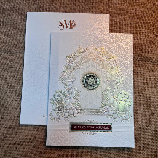 Classy Wedding Card | SS - 548
