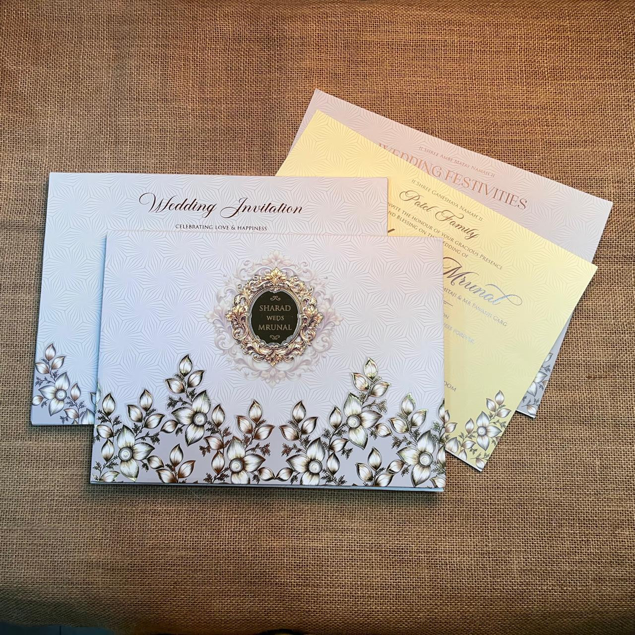 Elegant Wedding Card | SS - 504