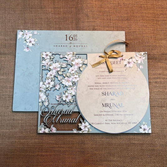 Lasercut Wedding Card | SS - 506