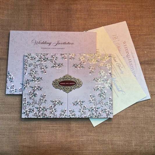 Floral Wedding Card | SS - 502