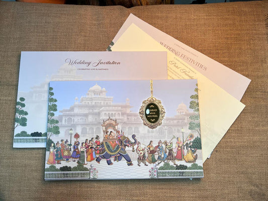 Traditional Wedding Card | SS - 556