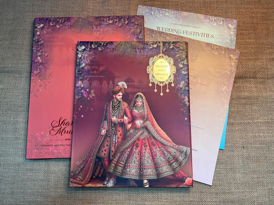 Traditional Wedding Card | SS - 549