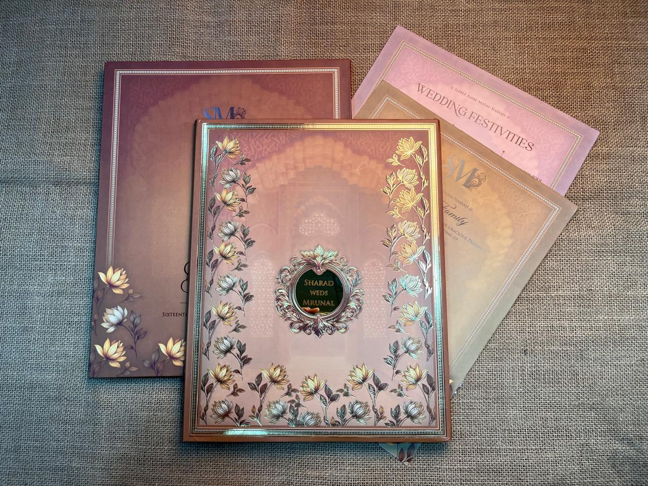 Floral Wedding Card | SS - 551