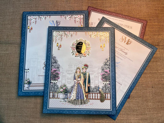 Traditional Wedding Card | SS - 547