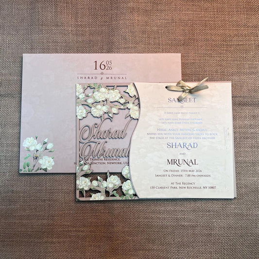 Lasercut Wedding Card | SS - 505
