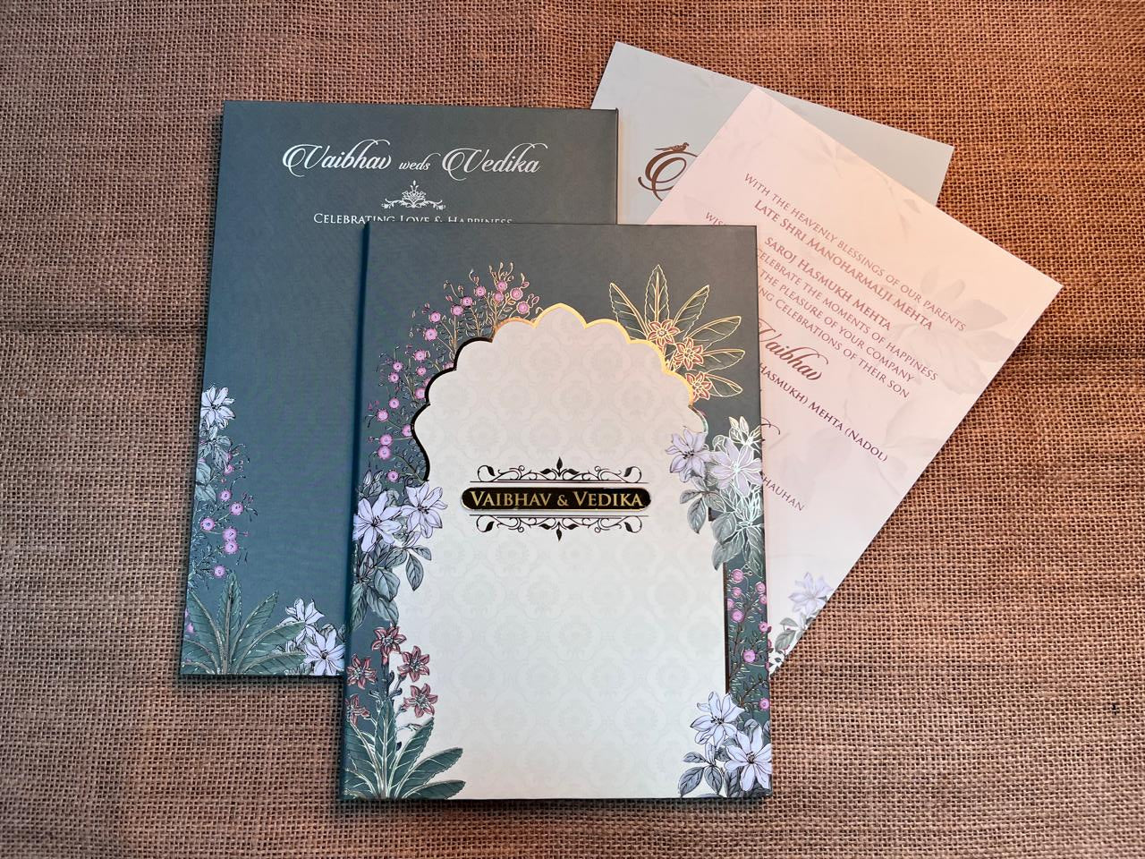 Classy Wedding Card | SS - 588