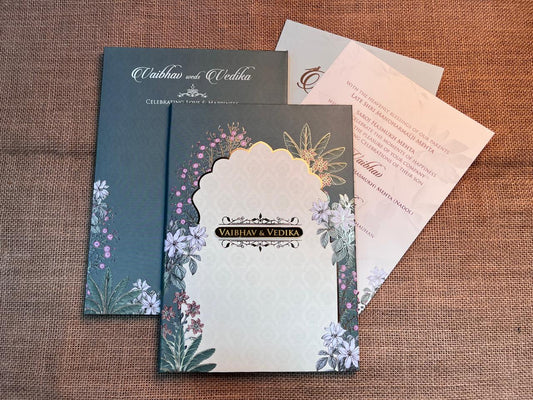 Classy Wedding Card | SS - 588