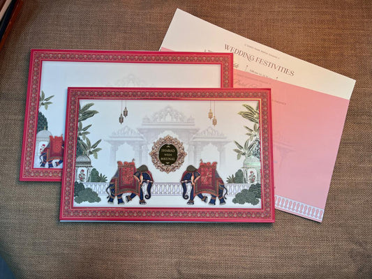 Traditional Wedding Card | SS - 557
