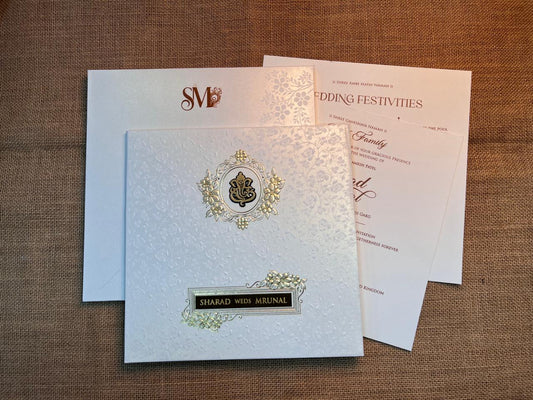 Classy Wedding Card | SS - 508